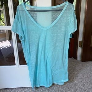 Aerie Soft and Sexy teal tee